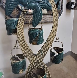 Palm candle holders
